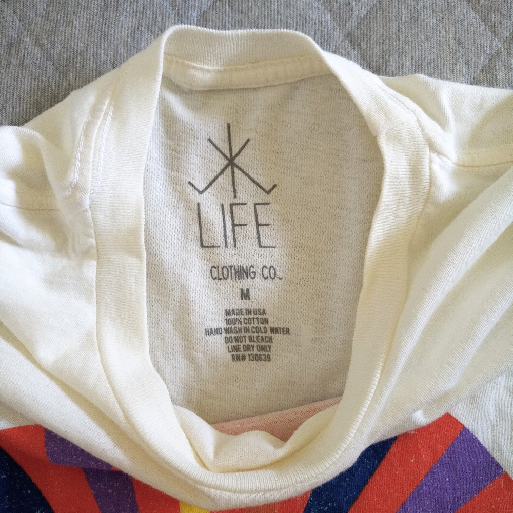 LIFE Clothing Co. "Lazy😴 Daze" tee - NWOT - Picture 4 of 5